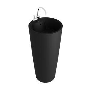 Freistehendes Waschbecken Uvas Black – matt schwarz - Hauptbild