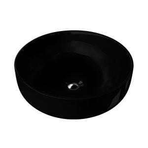 Aufsatzwaschbecken CORDOBA BLACK – rund und mattschwarz - Hauptbild