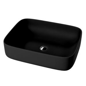 Aufsatzwaschbecken GALERA Black Matt – rechteckig, schwarz matt - Hauptbild