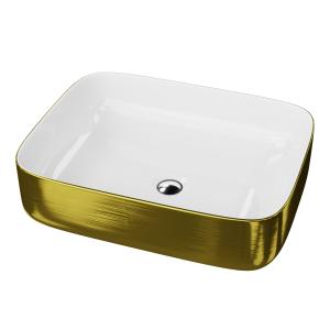 GALERA Aufsatzwaschbecken – Gebürstetes Gold - Hauptbild