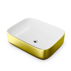 GALERA Aufsatzwaschbecken – Gebürstetes Gold - Zusatzbild
