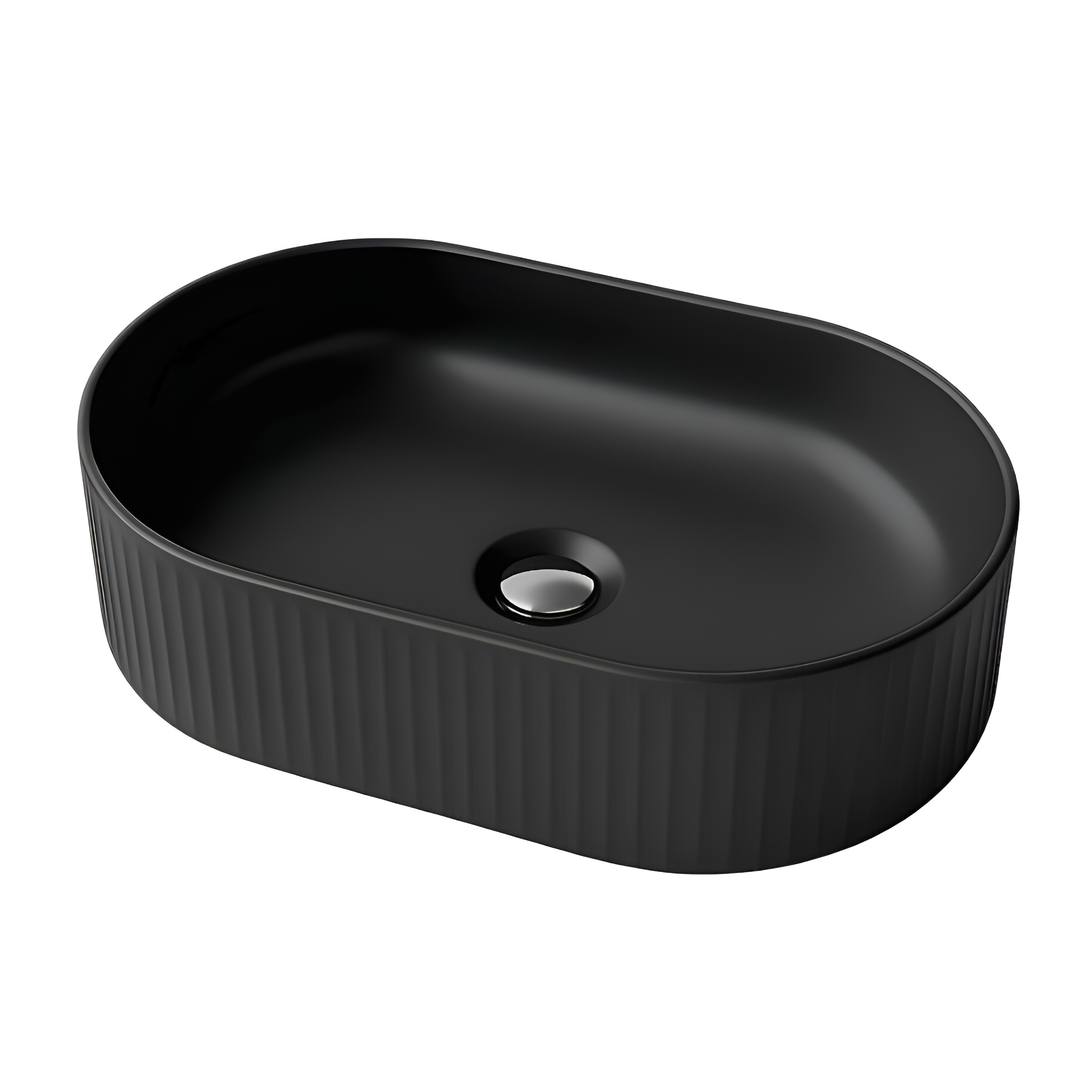 Ilus Aufsatzwaschbecken Schwarz Matt