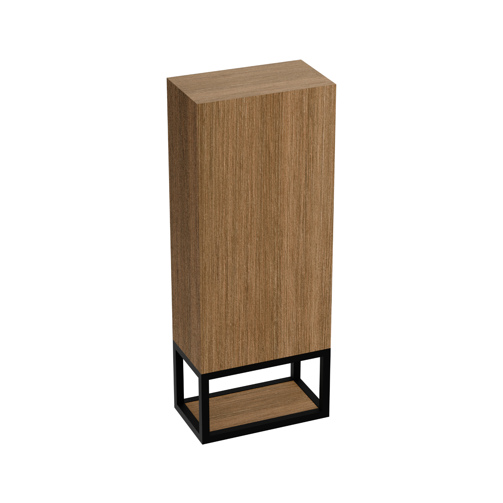 Freja 350 Hängeschrank – Holzoptik mit Metallakzent und Soft-Close