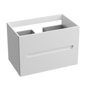Wandhängender Waschtischunterschrank KANSAS, Weiß, 80 cm - Hauptbild