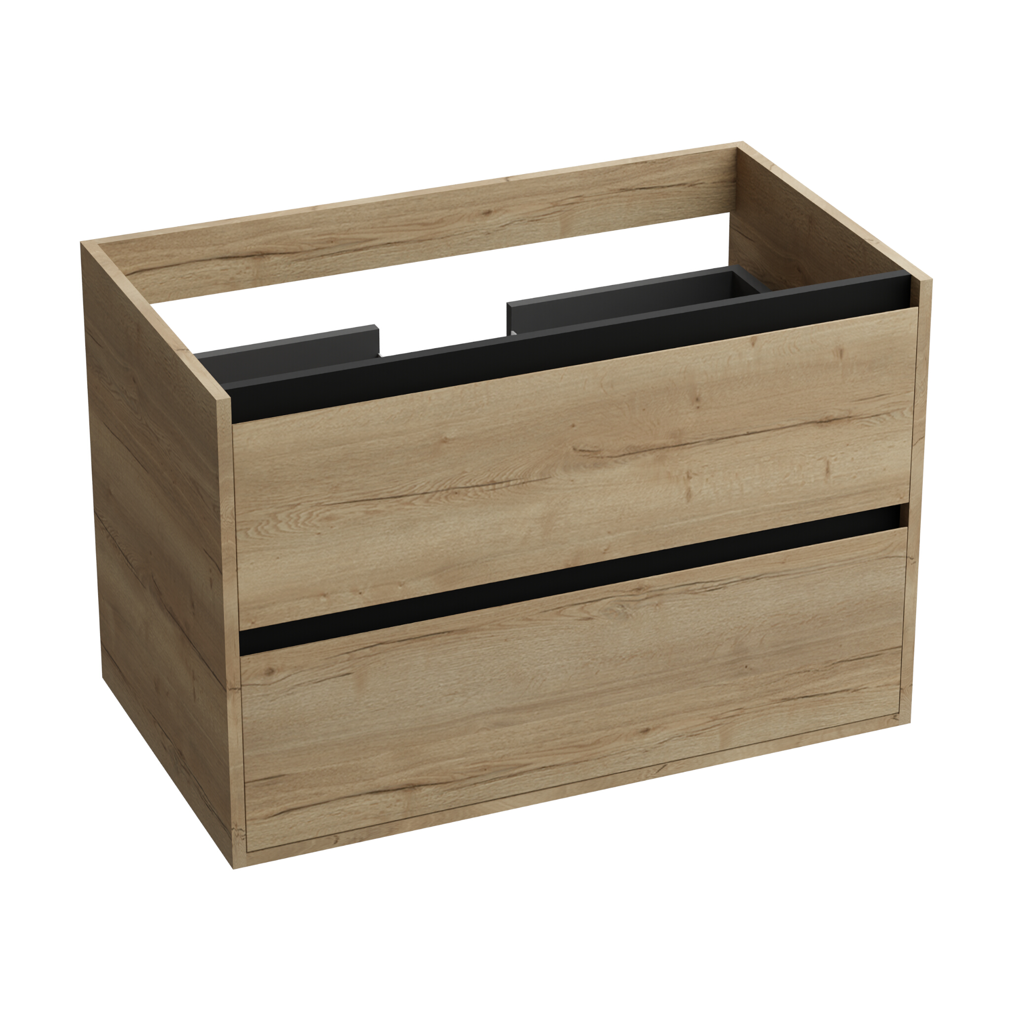 Hängeschrank Minnesota Wood Black 800 – Eichenoptik