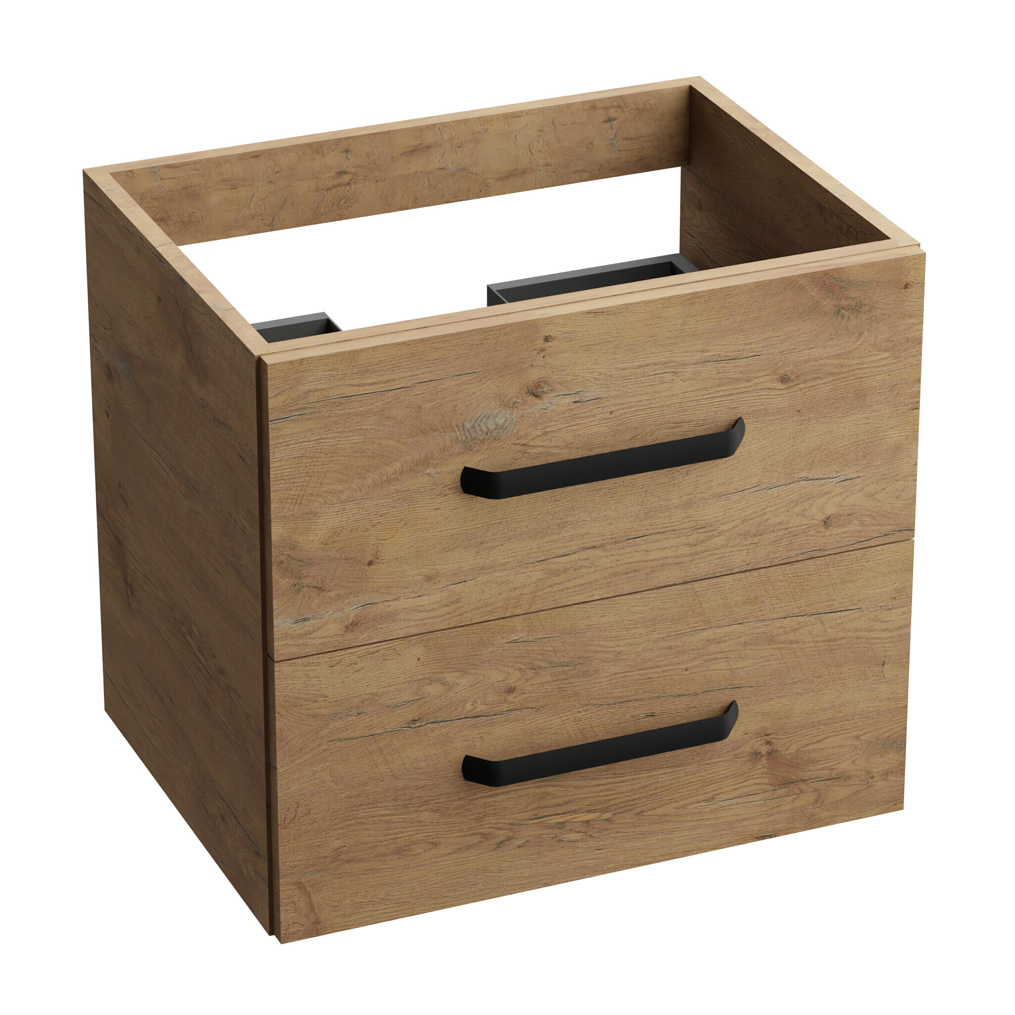 Bad-Hängeschrank MONTANA 60 cm, Walnussdekor, Soft-Close