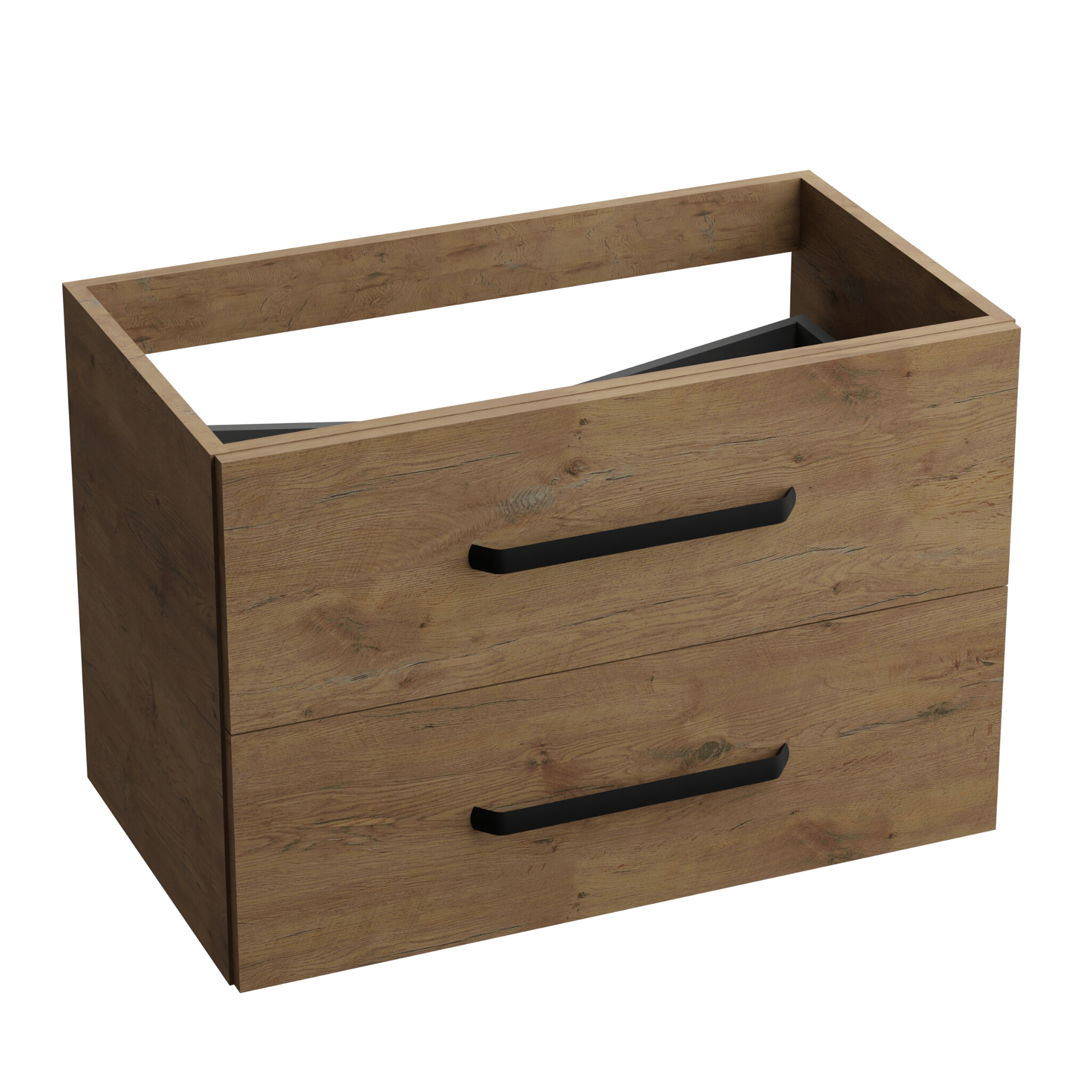Montana Bad-Hängeschrank 800, Walnussdekor, Soft-Close