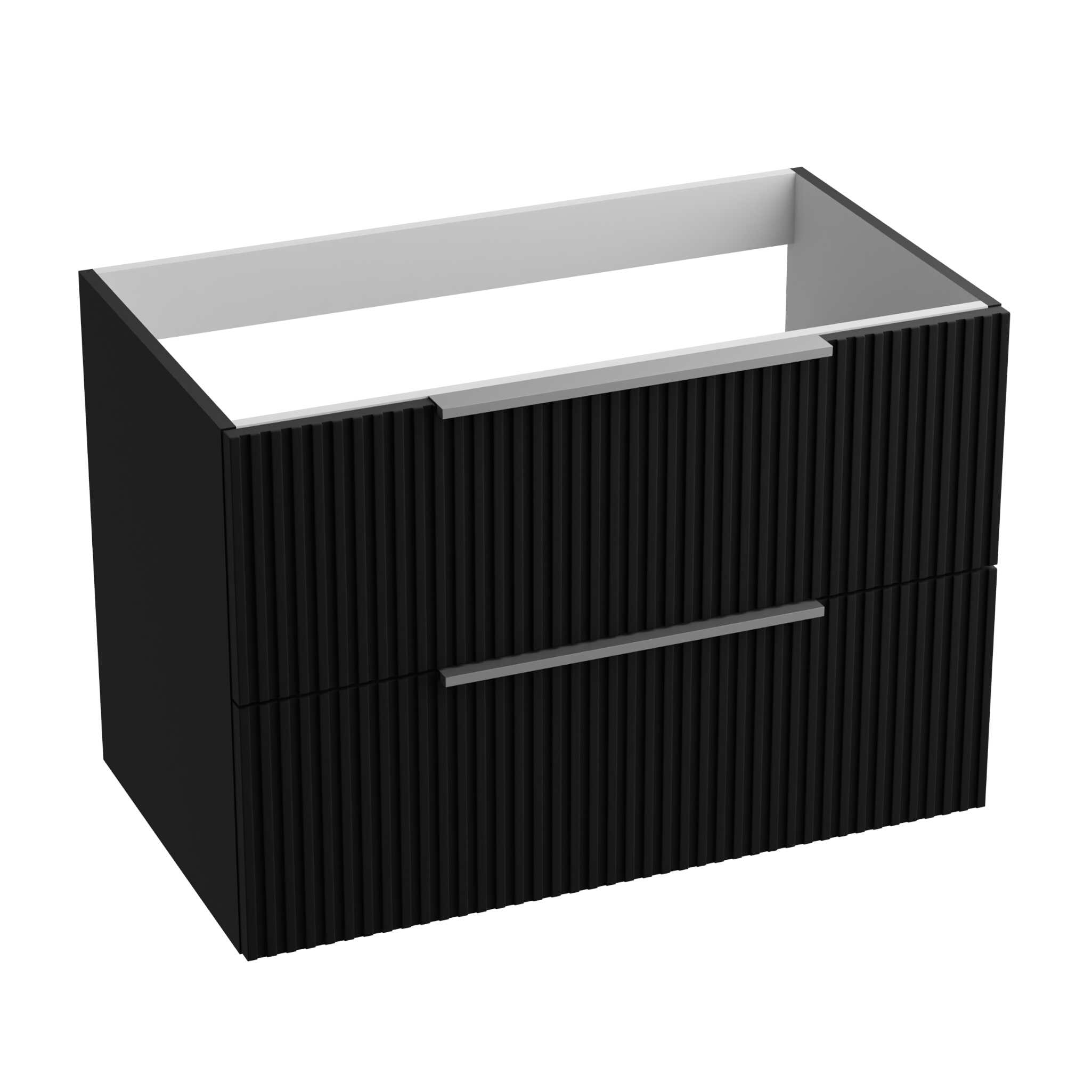 Bad-Hängeschrank Oklahoma Black Matt 80