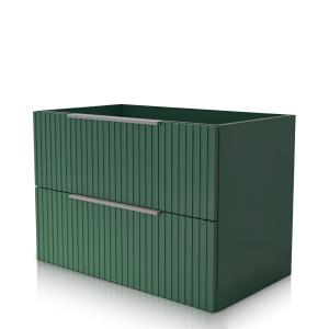 Badezimmer-Hängeschrank Oklahoma Green Mat 80 – Flaschengrün, Soft-Close und Vollauszug - Zusatzbild