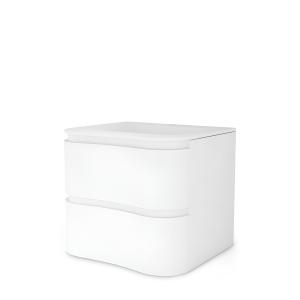 Hängender Waschtischunterschrank Ontario White 600 mit Glaswaschbecken - Zusatzbild