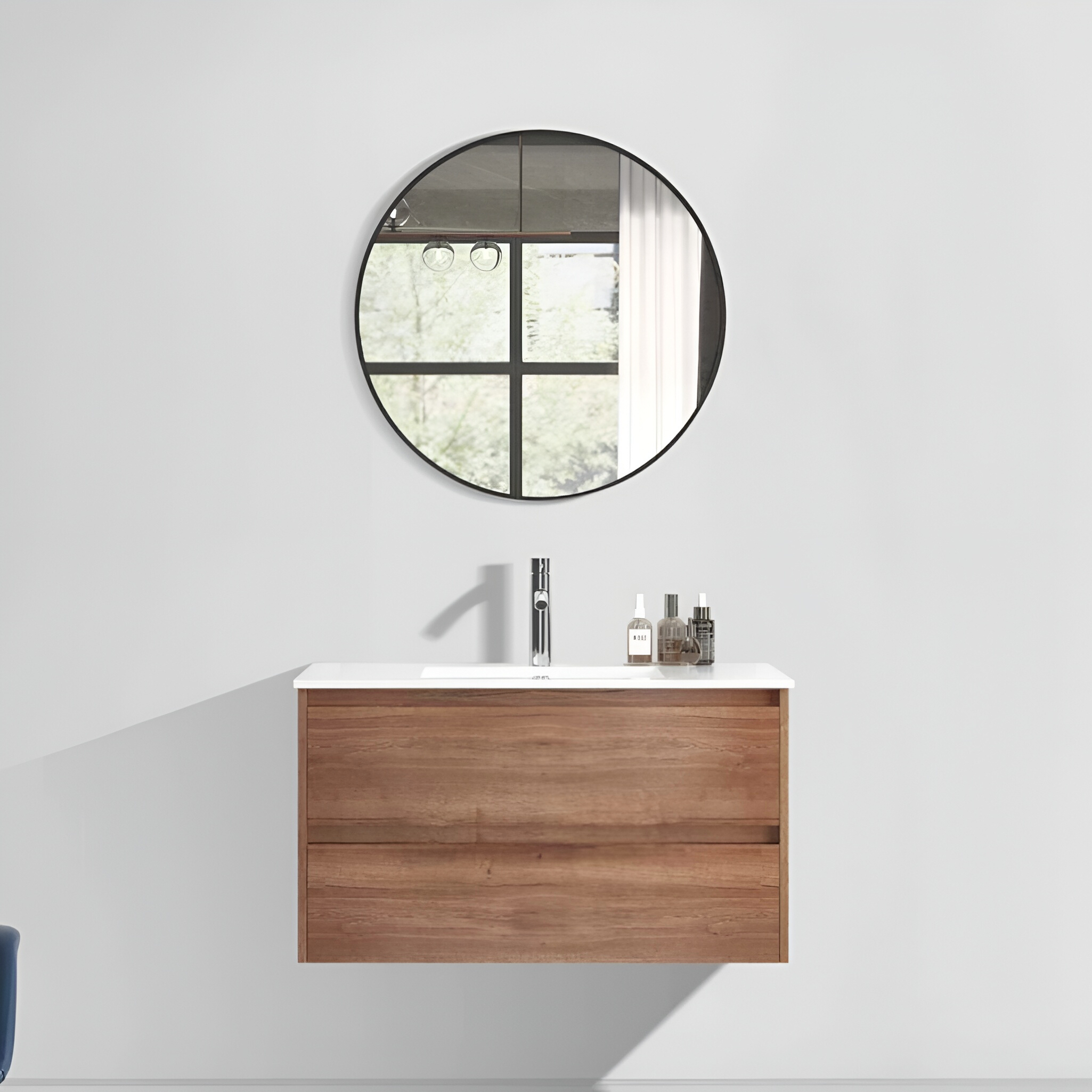 H&auml;ngeschrank DSM Tulsa Wood 800 &ndash; eleganter Badschrank zur Wandmontage