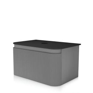 Wandhängeschrank Vermont Grey 800 mit Abdeckplatte - Zusatzbild