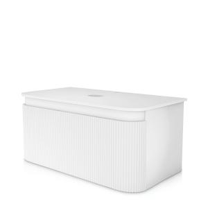 Hängeschrank Vermont White 1000 – eleganter Badschrank mit Soft‑Close-Schublade - Zusatzbild