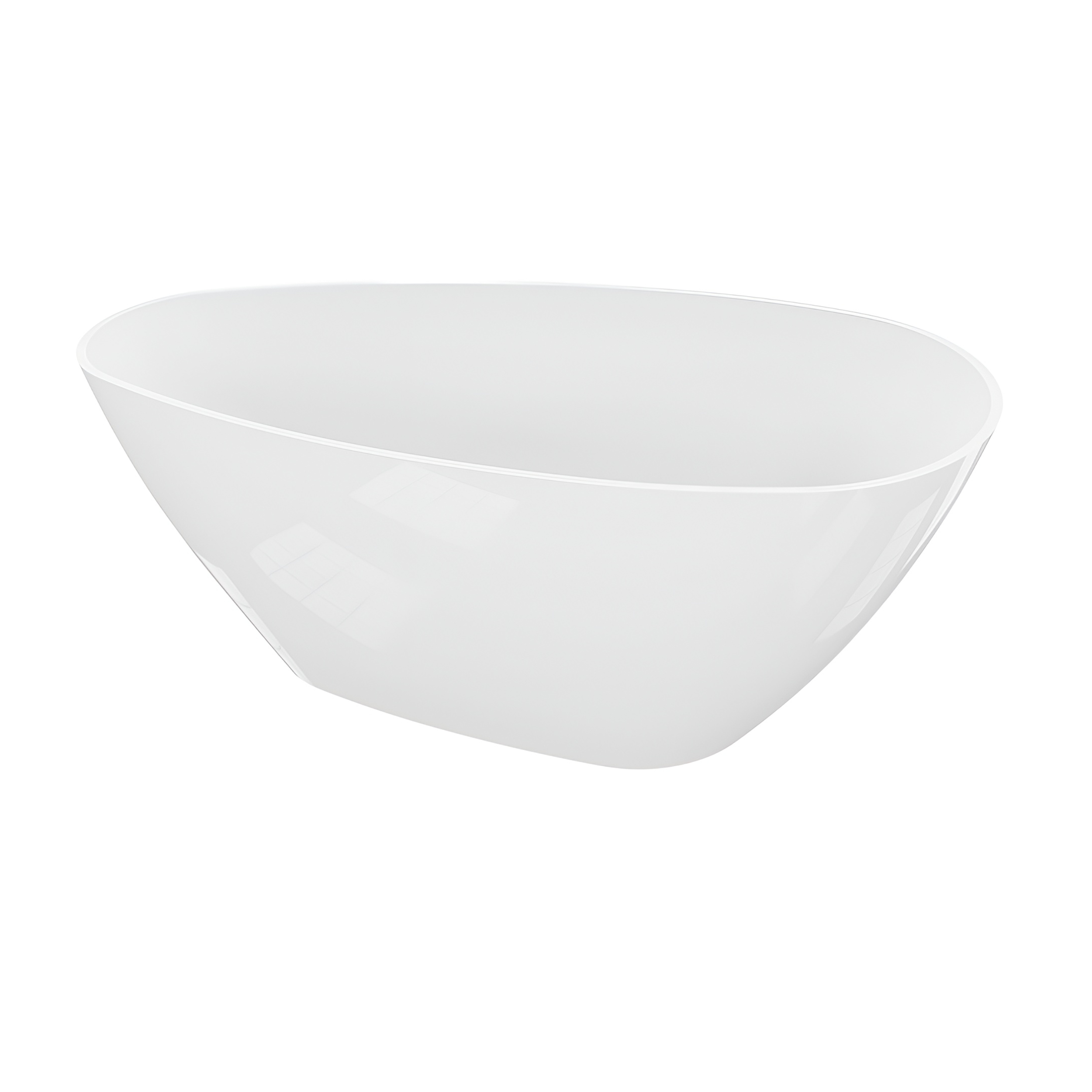 Freistehende Badewanne PIETRA 1500 – Snow White Glossy