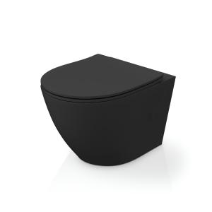 Wandhängendes WC Salto Black 3.0 mit integrierter Bidetfunktion – matt schwarz - Zusatzbild