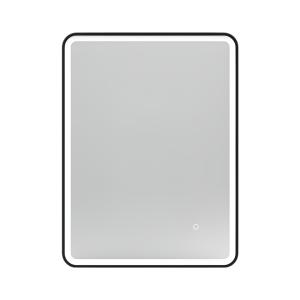 Ateria Badspiegel 60 x 80 cm – Schwarz, optional mit LED-Beleuchtung - Hauptbild