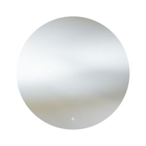AURA 80 Runder LED-Badspiegel mit Touch-Schalter, IP44 - Hauptbild