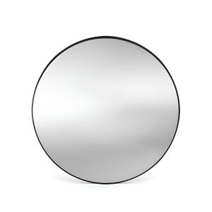 Wandspiegel Chloris Black 60 – ovaler Rahmen in Stahl-Schwarz - Zusatzbild