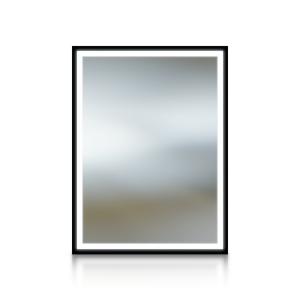Wandspiegel HEBE 60 x 80 cm, schwarz, LED - Zusatzbild