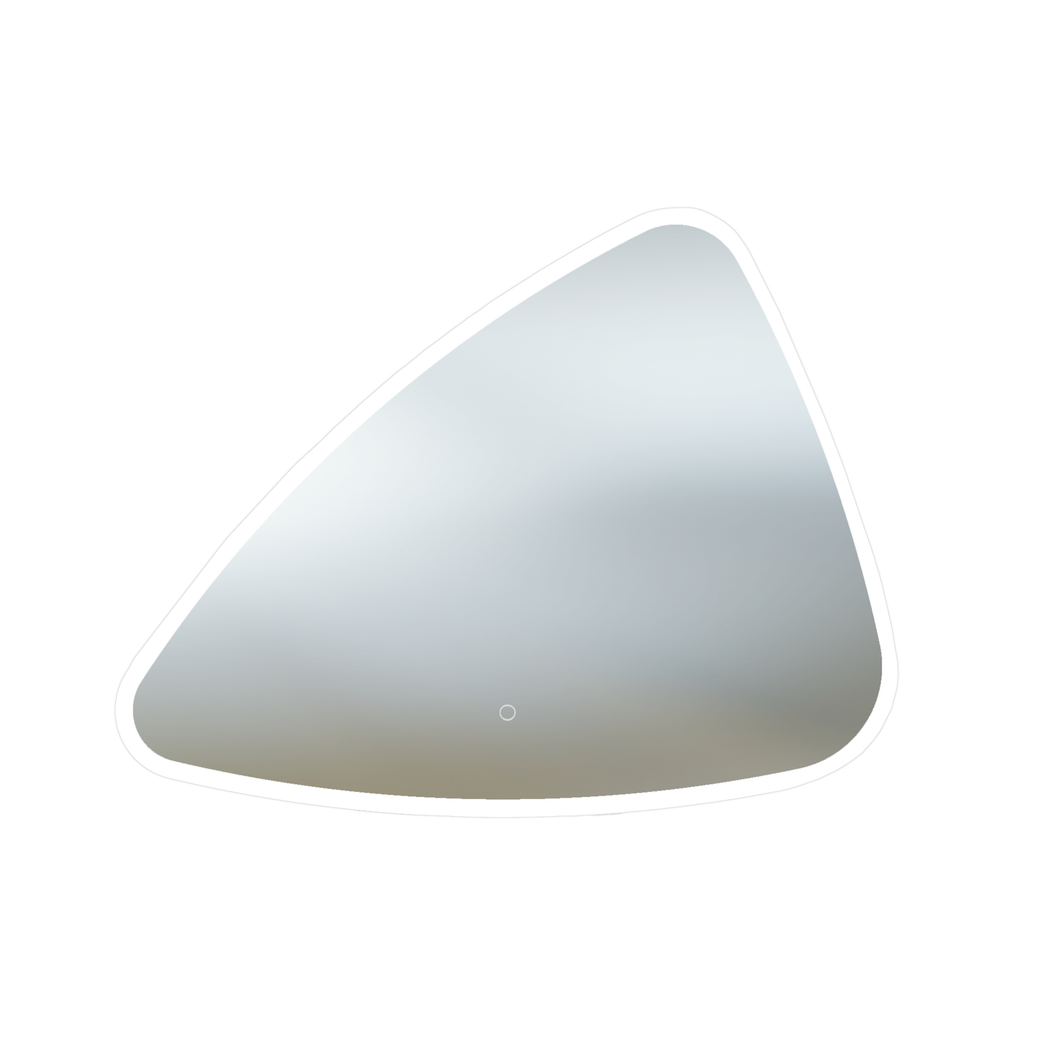 LED-Spiegel Idaja 70×90, unregelmäßige Form