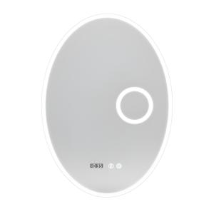 Badezimmerspiegel Otus 50x70 mit Heizmatte und Uhr - Hauptbild