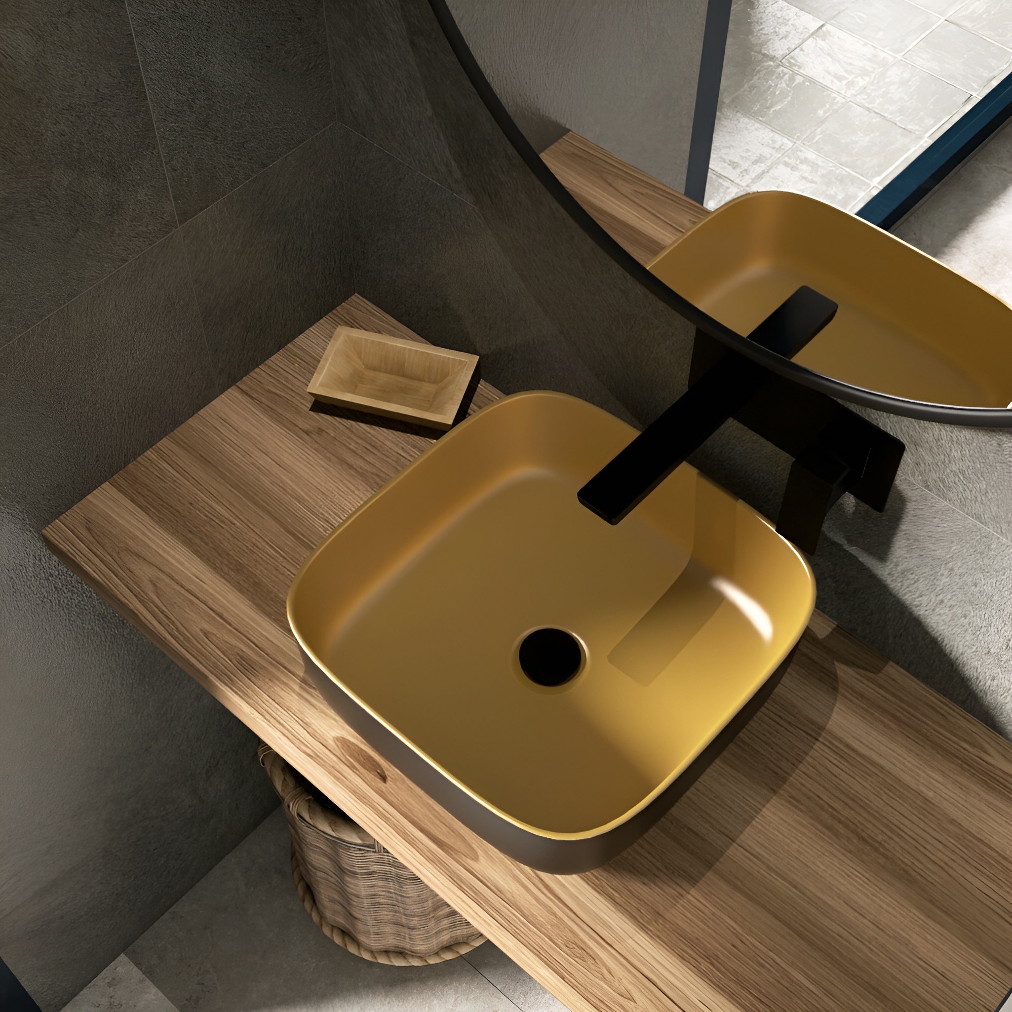 Möbelplatte Walnut 605 x 400 mm