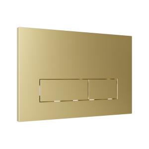 WC-Betätigungsplatte LAV 200.3.5 Gold – rechteckig, 2-Mengen-Spülung, ABS - Hauptbild