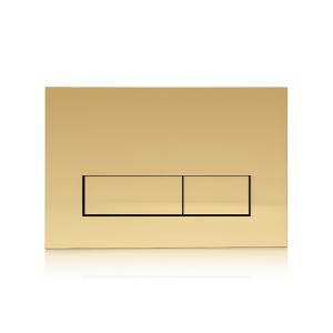 WC-Betätigungsplatte LAV 200.3.5 Gold – rechteckig, 2-Mengen-Spülung, ABS - Zusatzbild