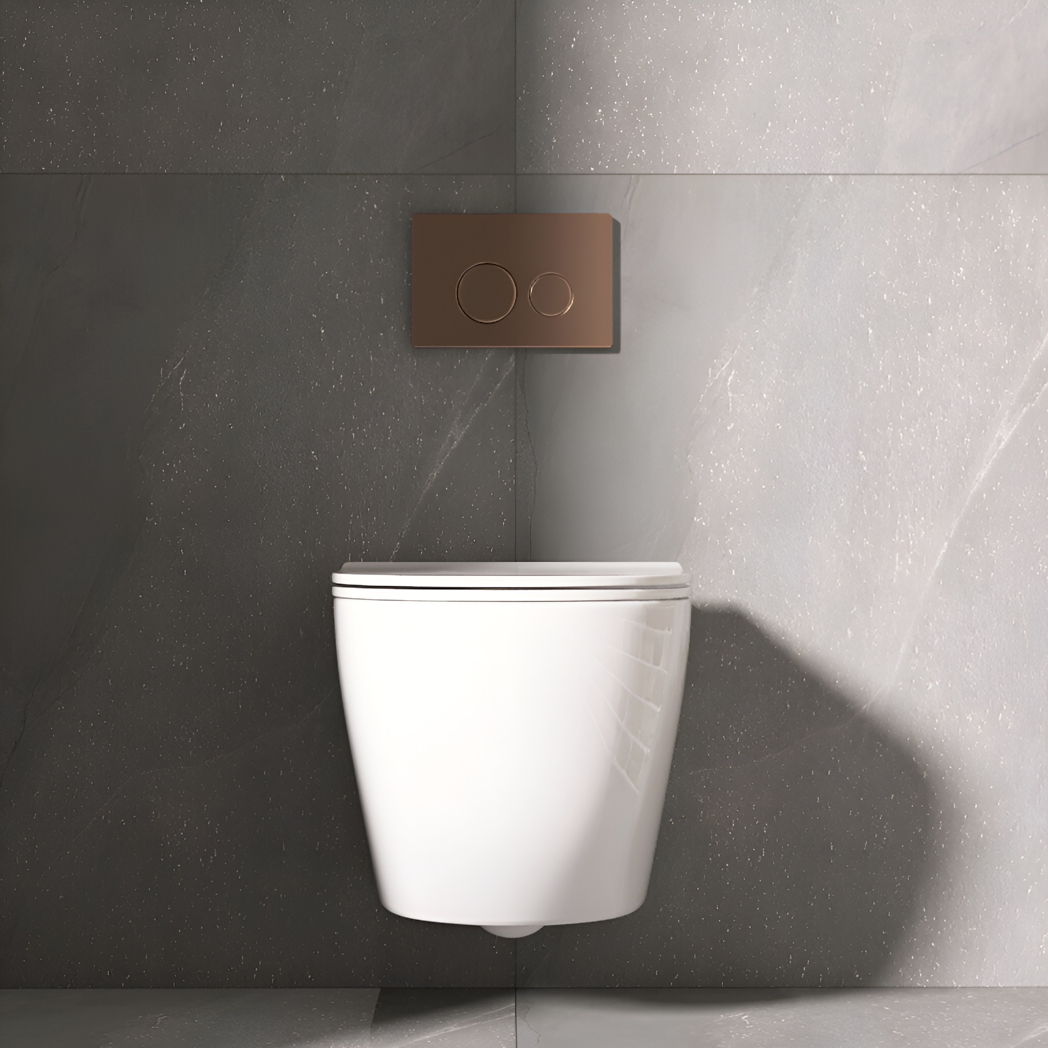 WC-Betätigungsplatte LAV 200.4.6 Brushed Copper