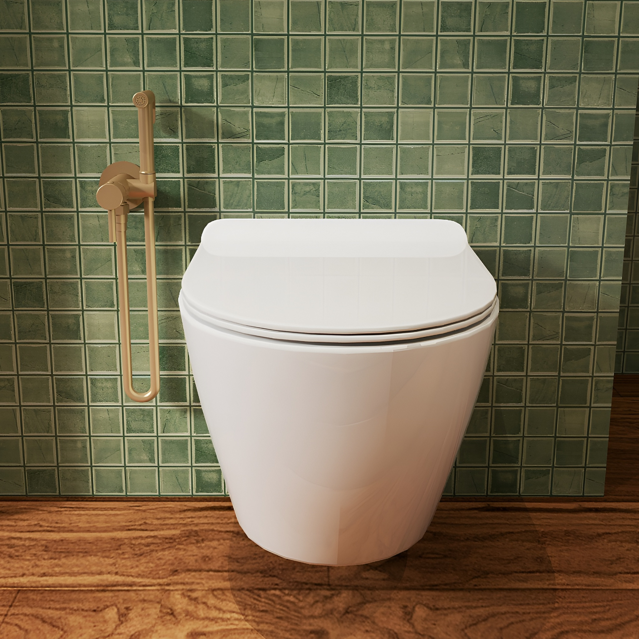 Unterputz-Bidetarmatur Orion Brushed Gold