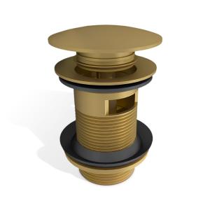 Click-Clack-Ablaufventil Full Color Orion, Brushed Gold - Zusatzbild