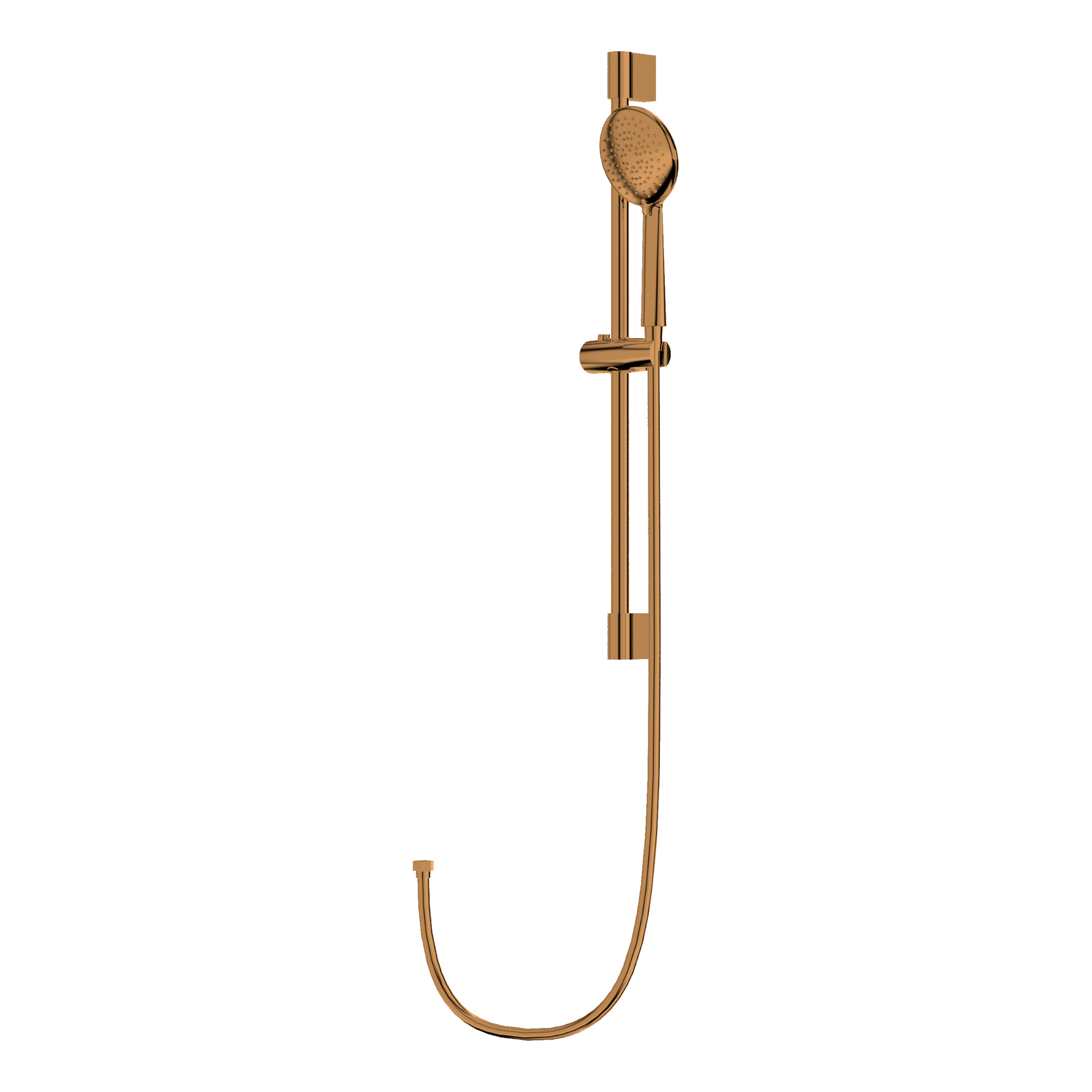 Duschset Orion Brushed Copper mit Duschstange