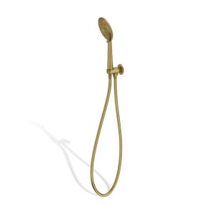 Duschgarnitur mit Halter Orion – Brushed Gold - Zusatzbild