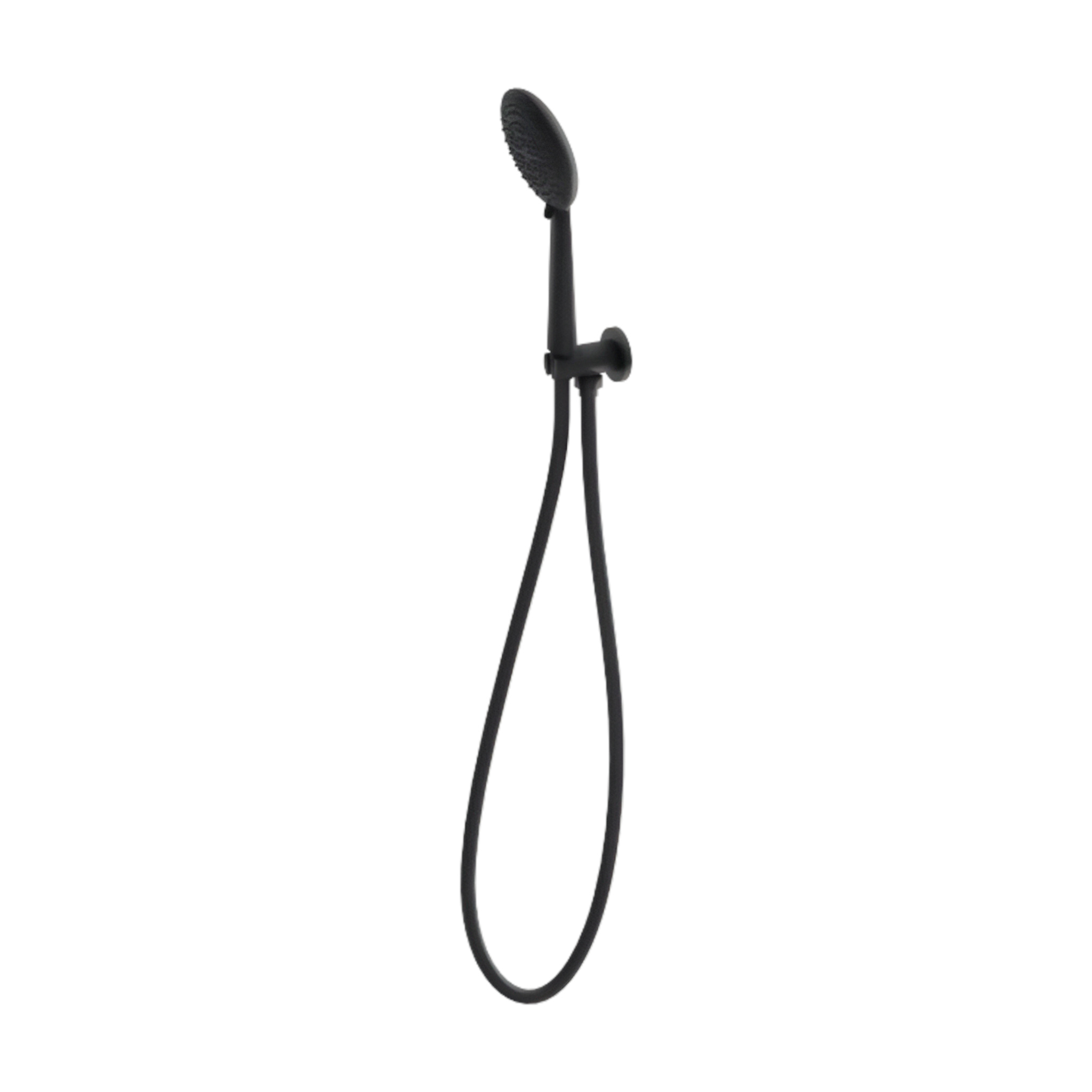 Orion Matt Black Duschset mit Halterung, Handbrause und Schlauch