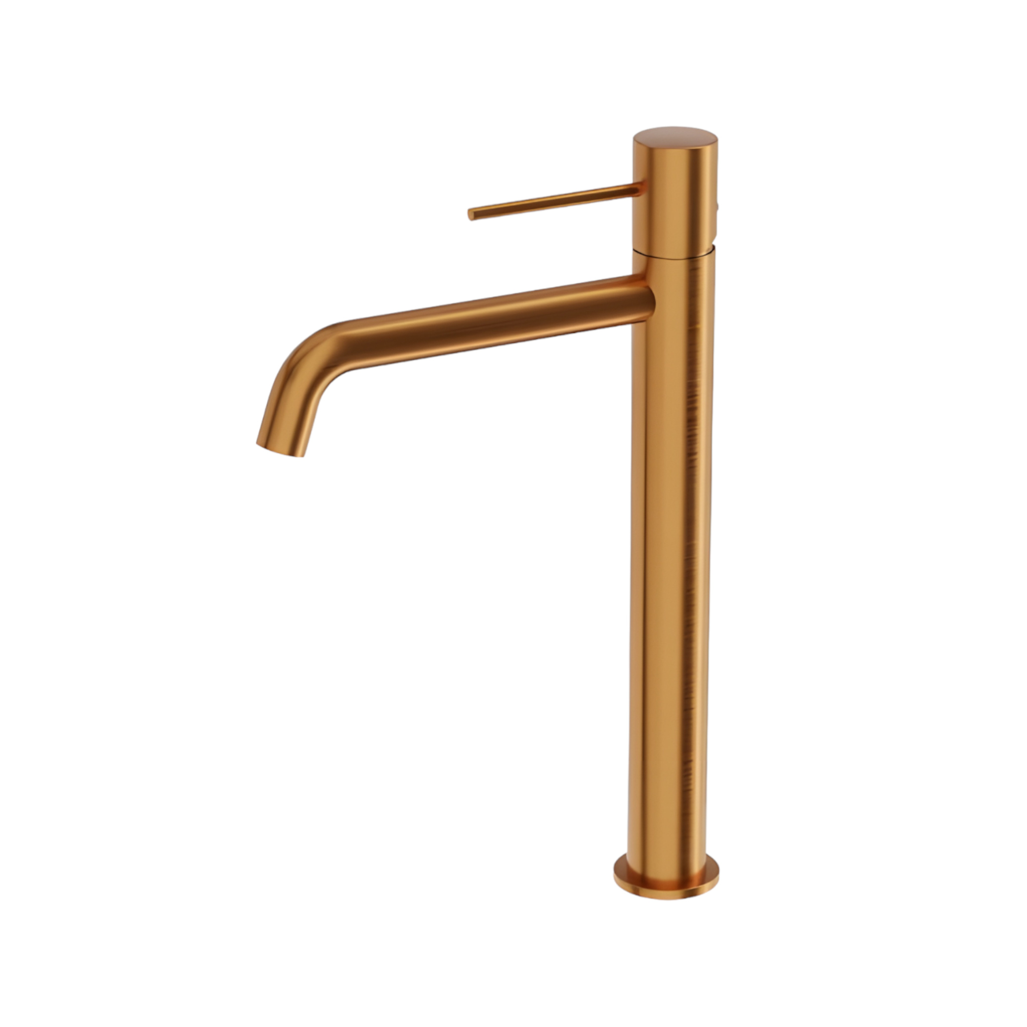 Orion Hohe Waschtischarmatur – Brushed Copper