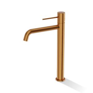 Orion Hohe Waschtischarmatur – Brushed Copper - Zusatzbild