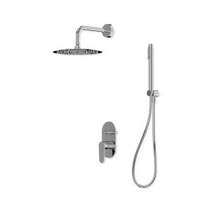 Unterputz-Duschsystem Cetus Chrome mit Regenbrause - Zusatzbild