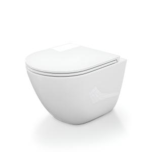 Wand-WC Monobowl 3.0 mit verdecktem Siphon und Tornado-Spülung - Zusatzbild
