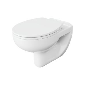 Wand-WC ARCTIC – rund, randlos, mit Soft-Close-Sitz - Hauptbild