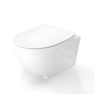 Wand-WC BRAVA – randloses Design mit Slim-Sitz und Tornado Flush - Zusatzbild