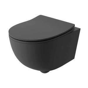Hänge-WC Brava Black – matt schwarz - Hauptbild