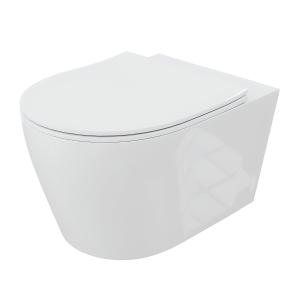 Hänge-WC Cante Grande 2.0, weiß – randloses Design mit leiser Tornado-Spülung - Hauptbild