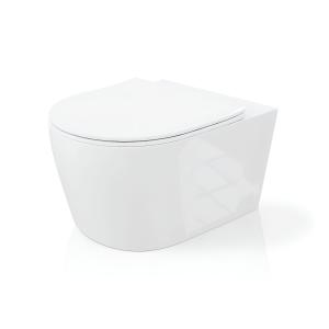 Hänge-WC Cante Grande 2.0, weiß – randloses Design mit leiser Tornado-Spülung - Zusatzbild