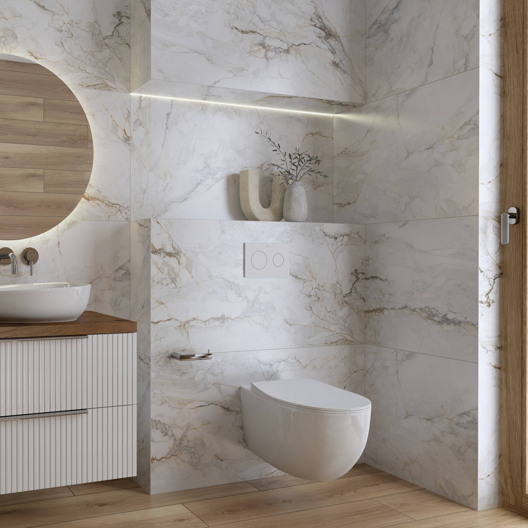 Wand-WC MONDO mit Softclose-Sitz
