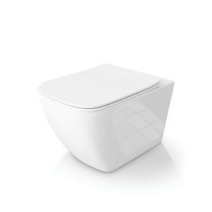 Wand-WC ONIL – geometrische Eleganz mit Slim-Sitz - Zusatzbild