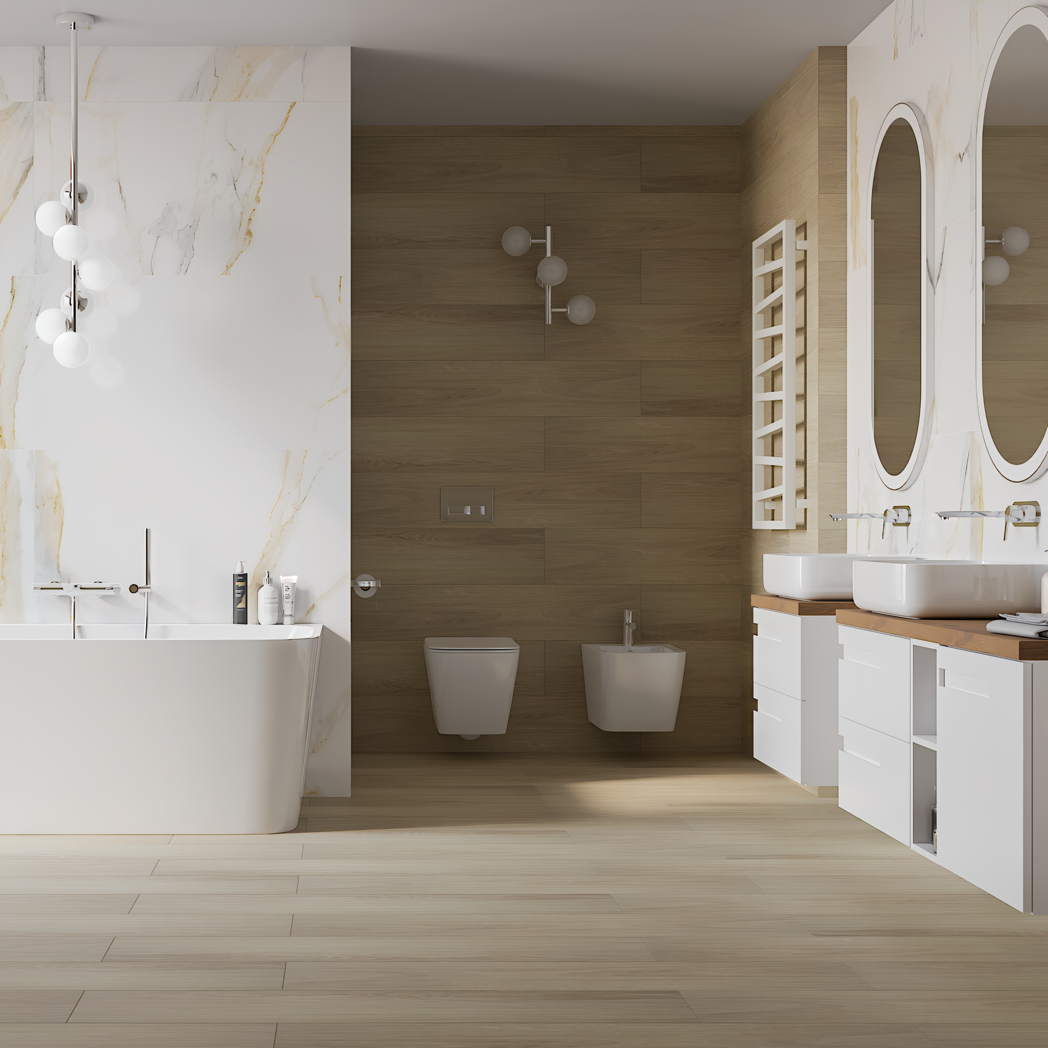 Wand-WC ONIL &ndash; geometrische Eleganz mit Slim-Sitz
