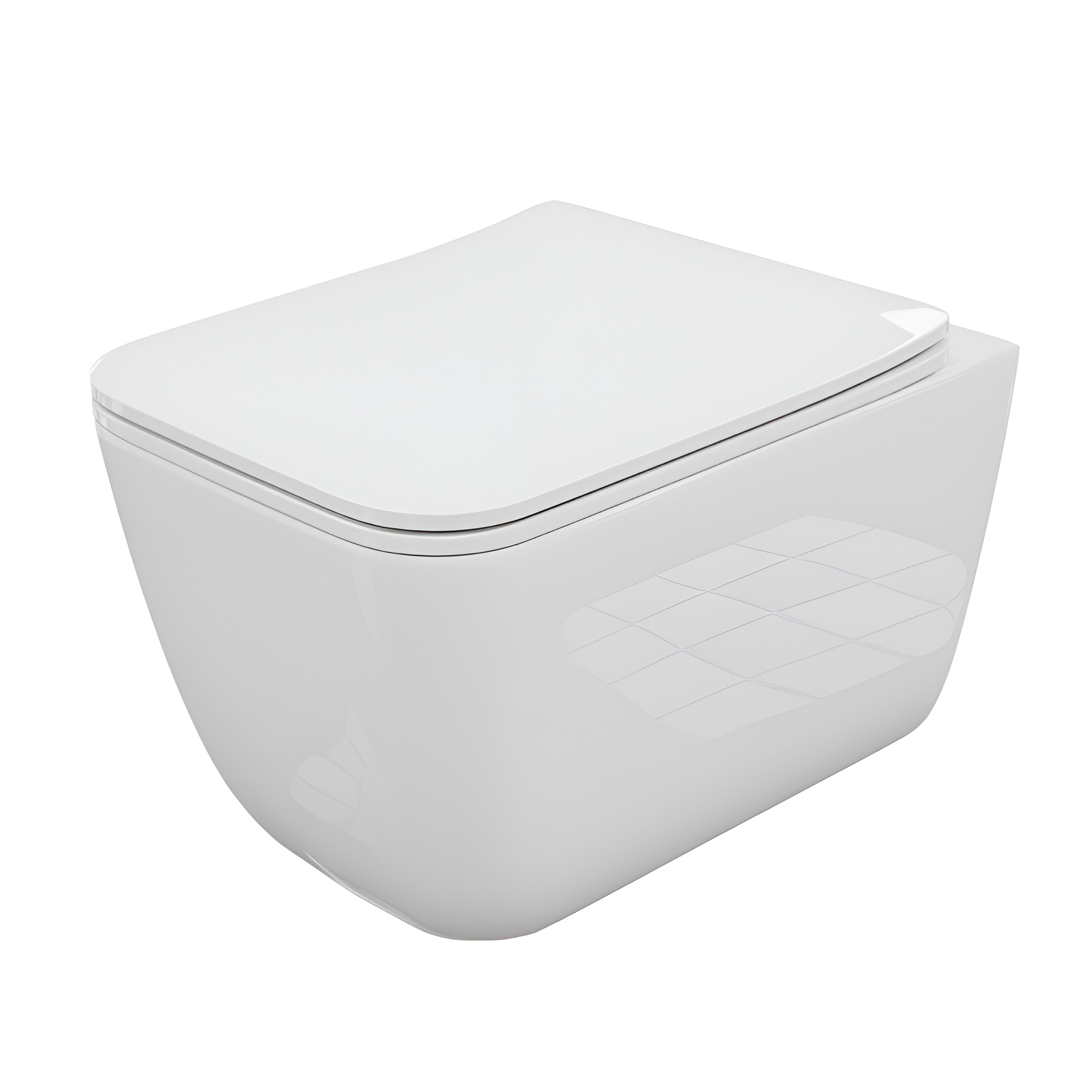 Wand-WC Onil 3.0 – weiße Keramik mit Tornado-Wirbelspülung und Softclose-Sitz