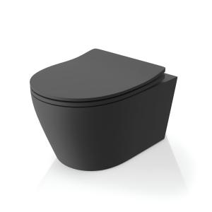 Wand-WC Praia Black – matt schwarz - Zusatzbild